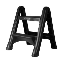 Escadote dobrável 60 cm preto para equitação Escadote dobrável 60 cm preto para equitação