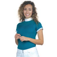 Damen-Poloshirt Cassia Kurzarm Flags & Cup Azul esmeralda Damen-Poloshirt Cassia Kurzarm Flags & Cup Azul esmeralda