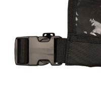 Dorsal de competição equestre Kentucky preto ajustável