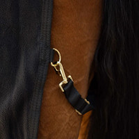 Manta secante de fleece com pescoço para cavalo 165
