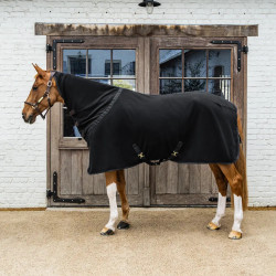 Manta secante de fleece com pescoço para cavalo 165 Manta secante de fleece com pescoço para cavalo 165
