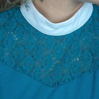 Polo Cassia Feminino de mangas compridas Flags & Cup Azul-marinho Polo Cassia Feminino de mangas compridas Flags & Cup Azul-marinho