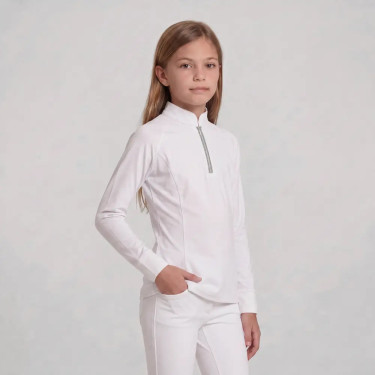 Camisa de concurso menina clássica mangas compridas glitter Rosa velho tamanho 160 criança Branco Camisa de concurso menina clássica mangas compridas glitter Rosa velho tamanho 160 criança Branco
