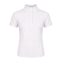 Camisa de competição clássica para menina de mangas curtas branca tamanho 160 criança Branco