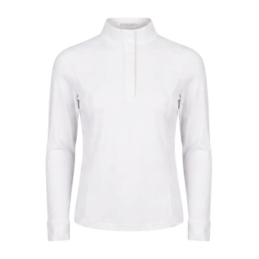 Camisa de concurso menina clássica manga comprida branca tamanho 160 criança Branco