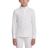 Camisa de concurso menino clássica mangas compridas branca tamanho 160 criança Branco Camisa de concurso menino clássica mangas compridas branca tamanho 160 criança Branco