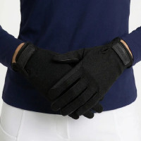 Luvas de equitação grip verão preto tamanho 11 Preto