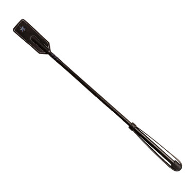 Chic chicote de salto liso em couro integral castanho-claro 65 cm Preto Chic chicote de salto liso em couro integral castanho-claro 65 cm Preto
