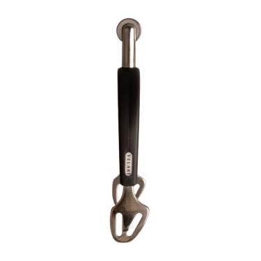 Esporas de roldana média em inox com borracha 30 mm Velari Aço inoxidável Prata Esporas de roldana média em inox com borracha 30 mm Velari Aço inoxidável Prata