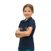 Pólo Infantil Uripa Flags & Cup Azul-marinho