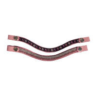 Bridão de couro Pink Hobby Horsing HKM Bridão de couro Pink Hobby Horsing HKM