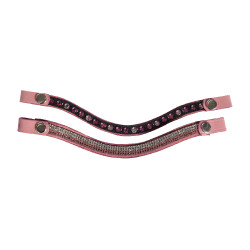 Bridão de couro Pink Hobby Horsing HKM