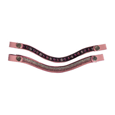 Bridão de couro Pink Hobby Horsing HKM