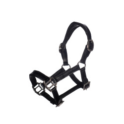 Cabeçada em couro envernizado Hobby Horsing - HKM