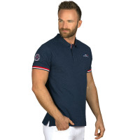 Polo masculino France Edição Limitada Flags & Cup Azul-marinho