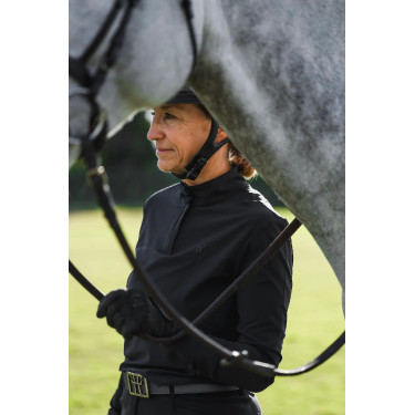 Camisa de equitação feminina anti-UV Sunrise Laura Kraut Horse Pilot mulher