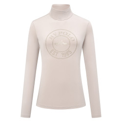 Top HV Polo Odette mulher Giz Bege