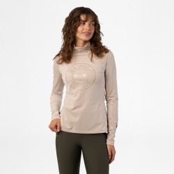 Top HV Polo Odette mulher Giz Bege