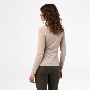 Top HV Polo Odette mulher Giz Bege