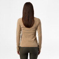 Top HV Polo Olidia mulher Camelo Castanho