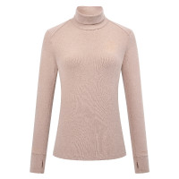 Top HV Polo Oria mulher Camelo Castanho