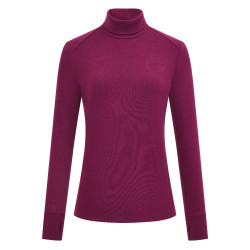 Top HV Polo Oria mulher Vinho Vermelho