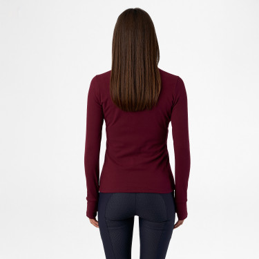 Top HV Polo Oria mulher Vinho Vermelho