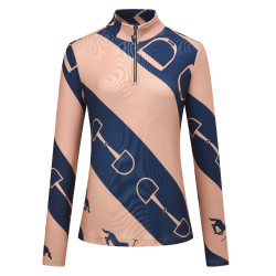Top HV Polo Gwenny estampado senhora mulher