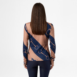 Top HV Polo Gwenny estampado senhora mulher