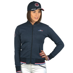 Moletom com Zíper Feminino France Edição Limitada Flags & Cup Moletom com Zíper Feminino France Edição Limitada Flags & Cup