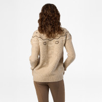 Pulôver HV Polo Josie mulher Natural Castanho
