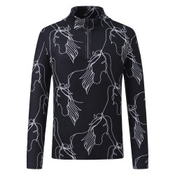 Top infantil Imperial Riding Lana criança  Cinzento-acastanhado Castanho