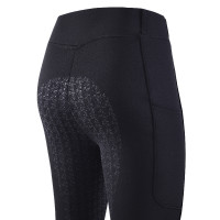 Legging de equitação Imperial Riding Laura FullGrip para mulher Preto