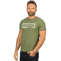 Camiseta Masculina Balao Flags & Cup Oliva Verde Camiseta Masculina Balao Flags & Cup Oliva Verde