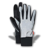 Luvas Imperial Riding Hide&Shine Hi-Viz mulher Preto / refletivo