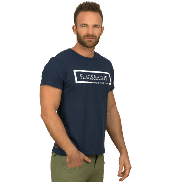 Camiseta Masculina Balao Flags & Cup Camiseta Masculina Balao Flags & Cup