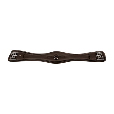 Cilha curta Waldhausen couro Comfort Castanho
