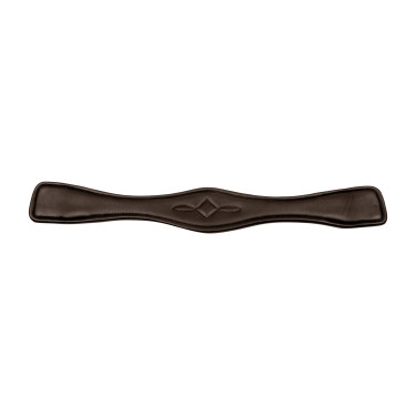 Cilha curta Waldhausen couro Comfort Castanho