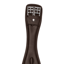 Cilha curta Waldhausen couro Comfort Castanho
