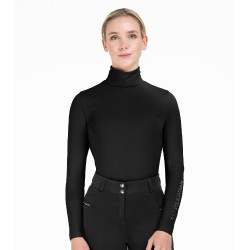 Camiseta de gola alta Trento ELT Preto