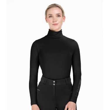 Camiseta de gola alta Trento ELT Preto