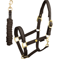 Conjunto de cabrestos Ubud Waldhausen Espresso Castanho