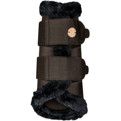 Guarda-pernas de dressage Phoenix Waldhausen Espresso Castanho