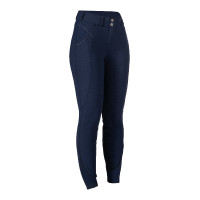 Calças softshell Chrysti com culote inteiro em silicone HKM mulher