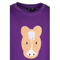 Polo de manga comprida Amina HKM Lilás escuro Violeta