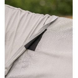Capa anti-moscas Waldhausen FlyControl com cobertura de pescoço Cinza prateado Cinzento Capa anti-moscas Waldhausen FlyControl com cobertura de pescoço Cinza prateado Cinzento