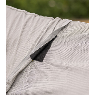 Capa anti-moscas Waldhausen FlyControl com cobertura de pescoço Cinza prateado Cinzento Capa anti-moscas Waldhausen FlyControl com cobertura de pescoço Cinza prateado Cinzento
