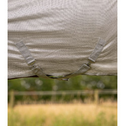 Capa anti-moscas Waldhausen FlyControl com cobertura de pescoço Cinza prateado Cinzento Capa anti-moscas Waldhausen FlyControl com cobertura de pescoço Cinza prateado Cinzento