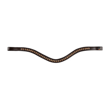 Bridão Waldhausen X-Line Relaxation focinheira anatômica Castanho