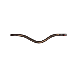 Bridão Waldhausen X-Line Relaxation focinheira anatômica Castanho
